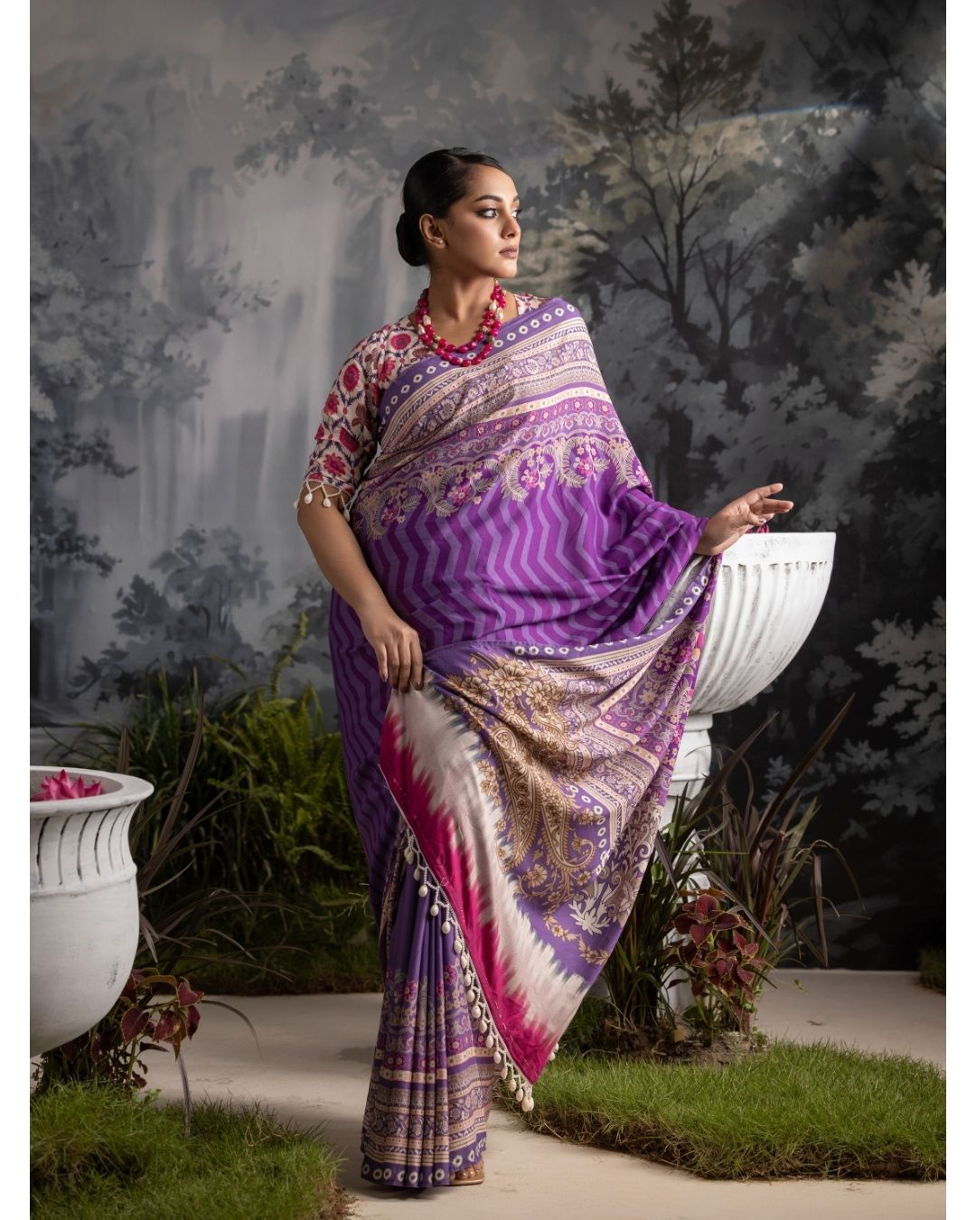 BOTANICAL SAREE || BVS 04