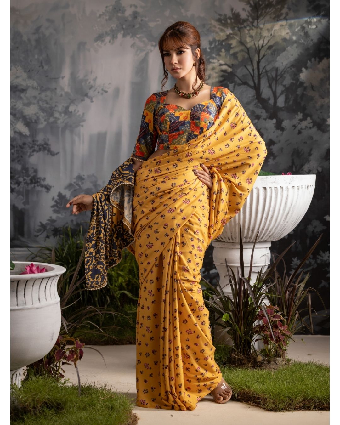 BOTANICAL SAREE || BVS 06
