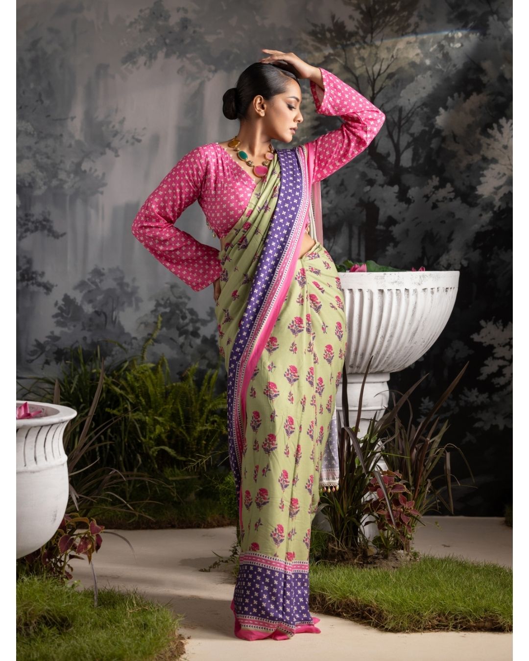 BOTANICAL SAREE || BVS 07