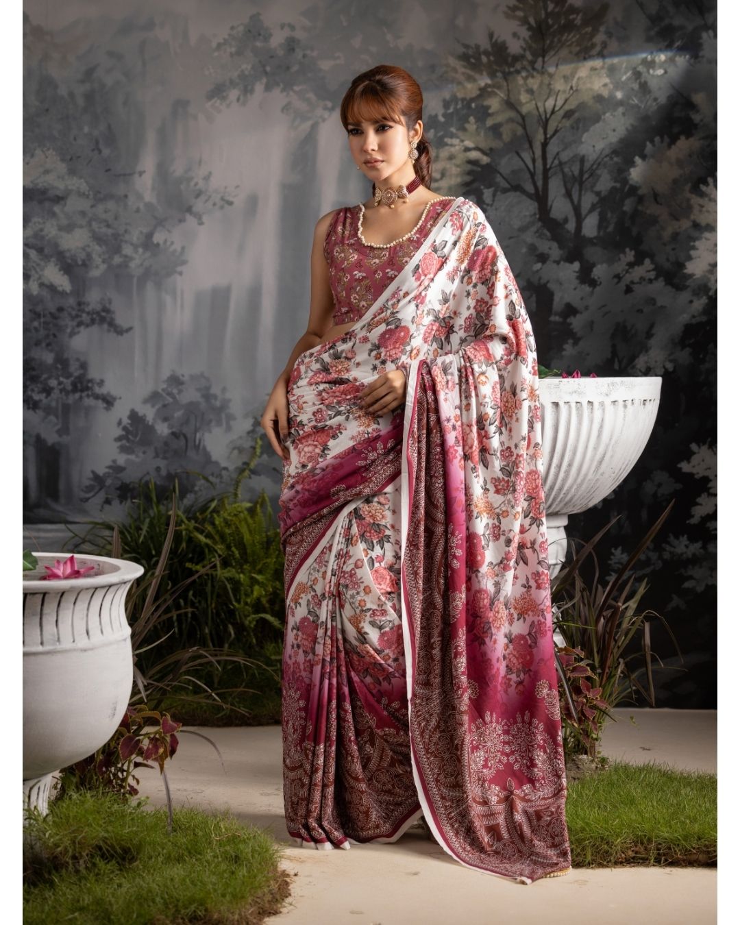 BOTANICAL SAREE || BVS 08